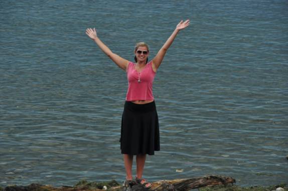 O enorme Lake Ontario, em Niagara-on-the-Lake, no Canadá